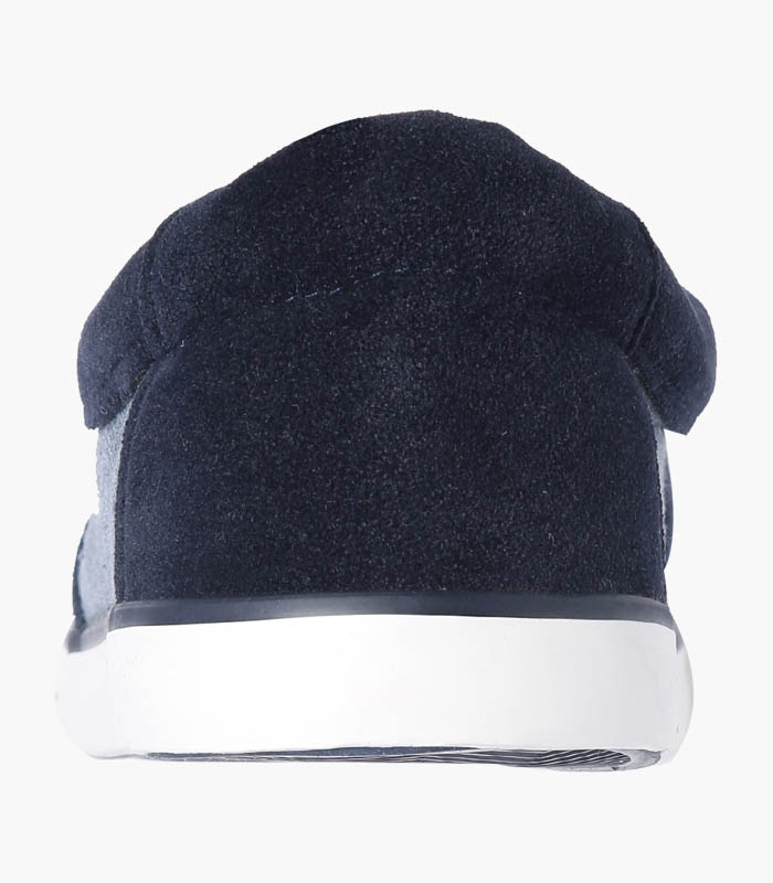 Men Navy & White Striped Shoes - Image 3